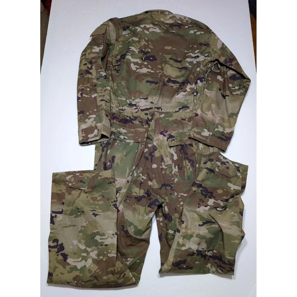 US MILITARY Coveralls Mechanics OCP 8415-01-664-3142 Camo Green Large L